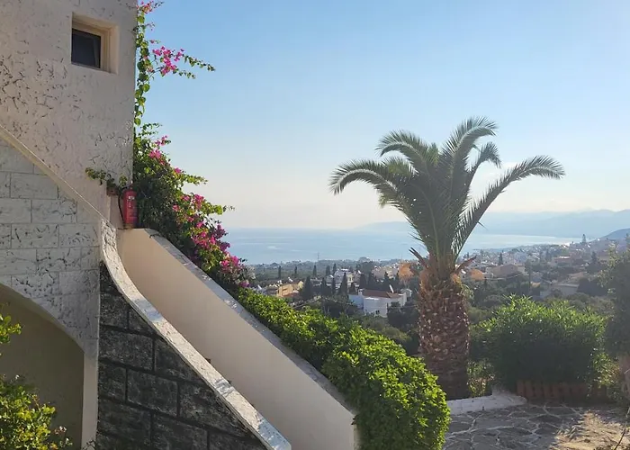 One Private With Stunning Full Sea View, Shared Pool And Ac Hersonissos (Crete)